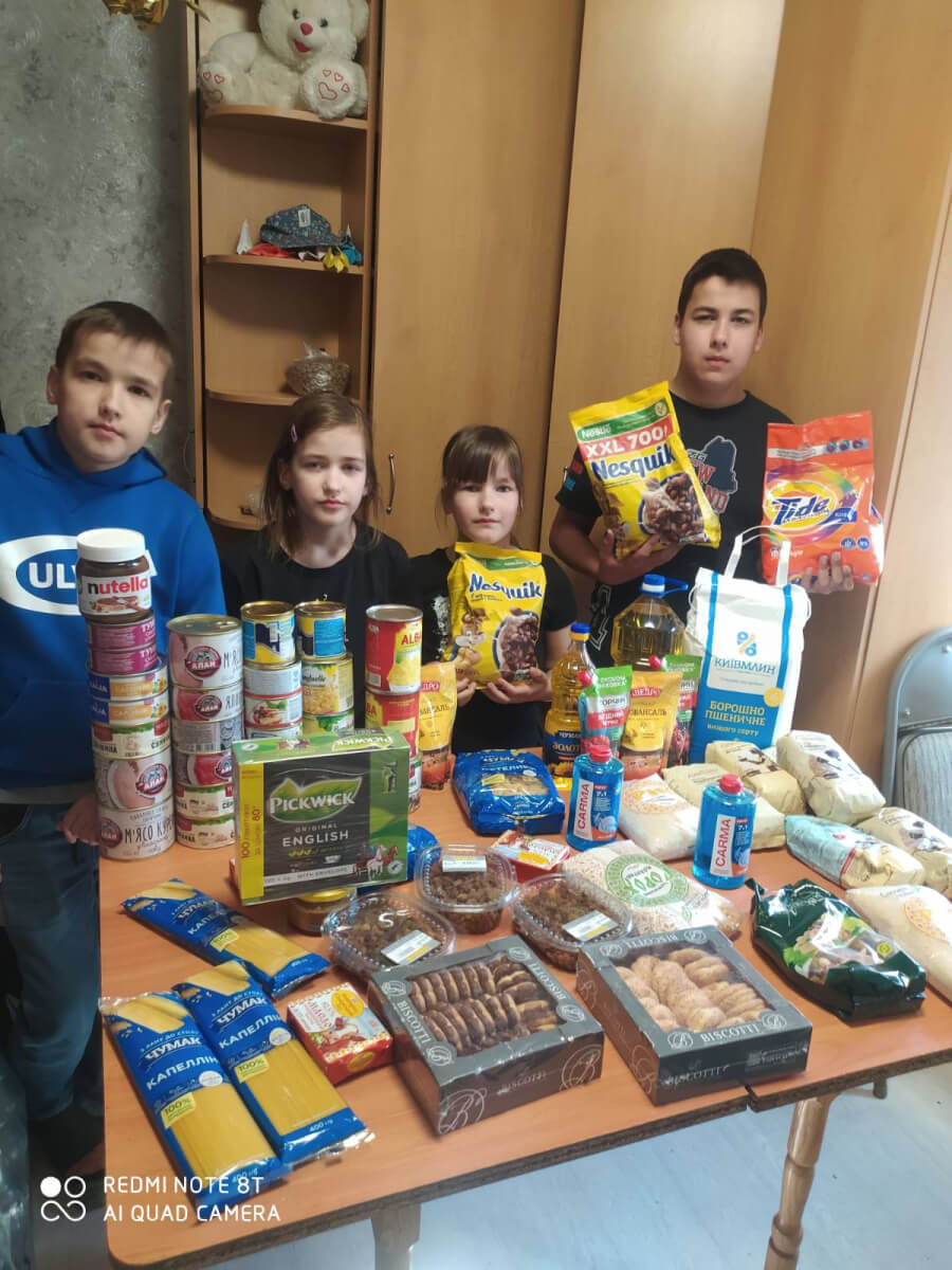 Продуктова підтримка родини Наталії К. з Київщини