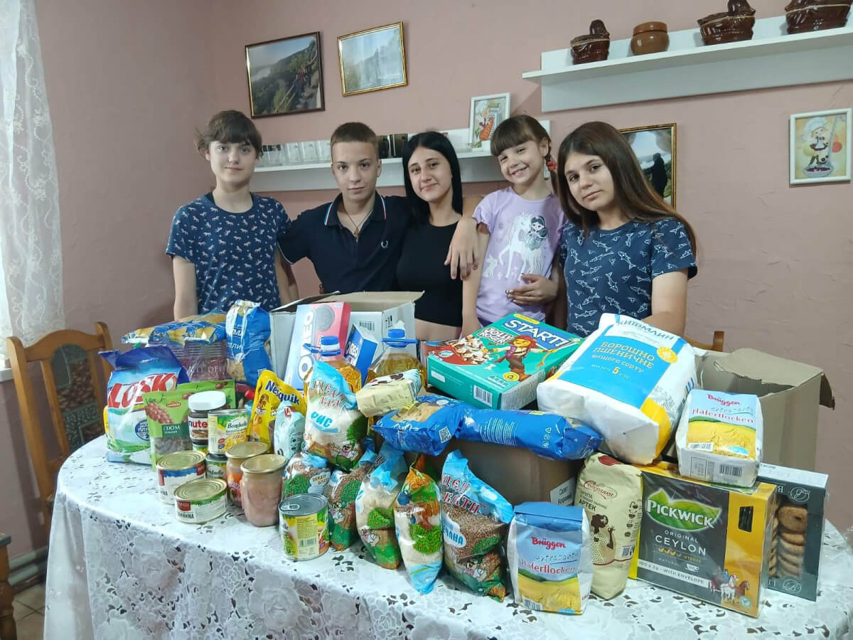 Продуктова допомога для ДБСТ Шевчук, Вінниччина