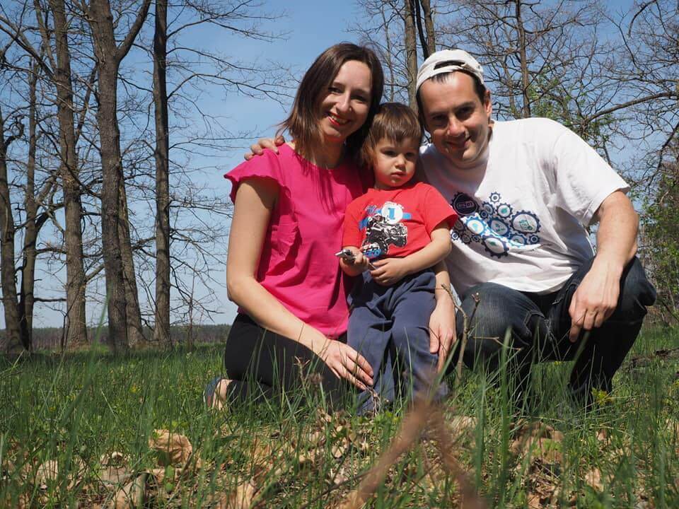 Тато, мама і я будемо разом гуляти (Максим – 2,5 р.)