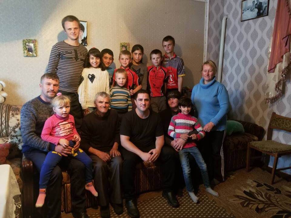 Американець Шервін в гостях у родини Стельмащук