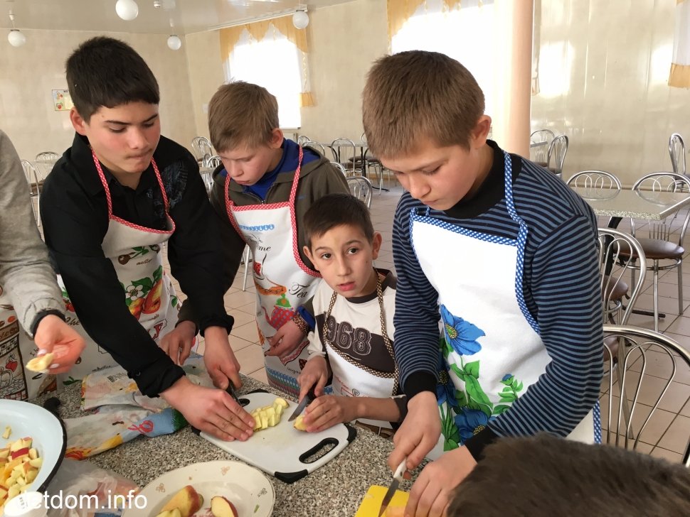 Матеріальна підтримка занять в інтернатах